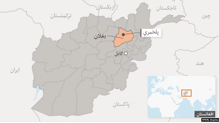 نقشه بغلان