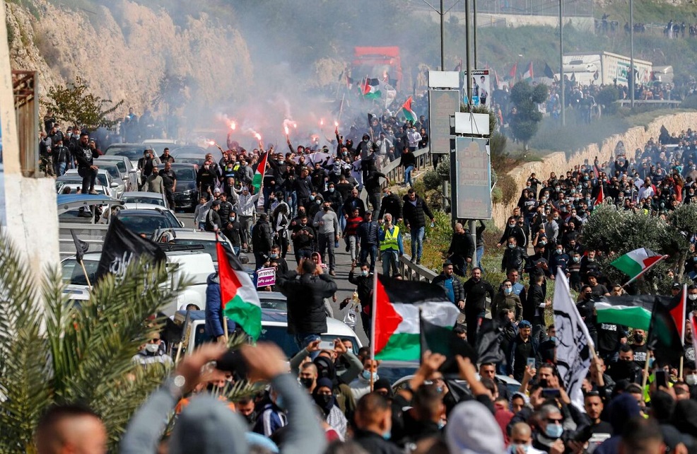 تظاهرات فلسطین
