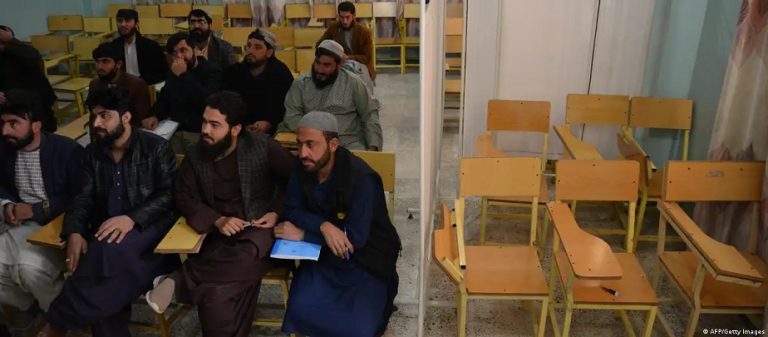 Talibanes prohíben a universitarias afganas viajar a Dubái universitarias