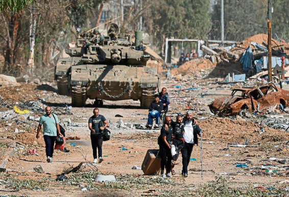 Combates del norte al sur de Gaza gaza