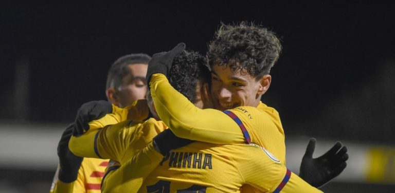 El Barcelona pasa un mal rato en Barbastro barca