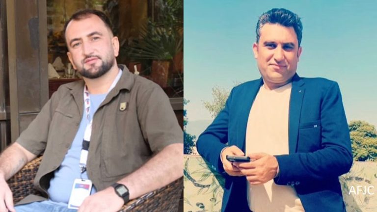 Los talibán detienen a dos periodistas en Kabul Ahmed Jawad Rasouli y Abdulhaq Hamidi
