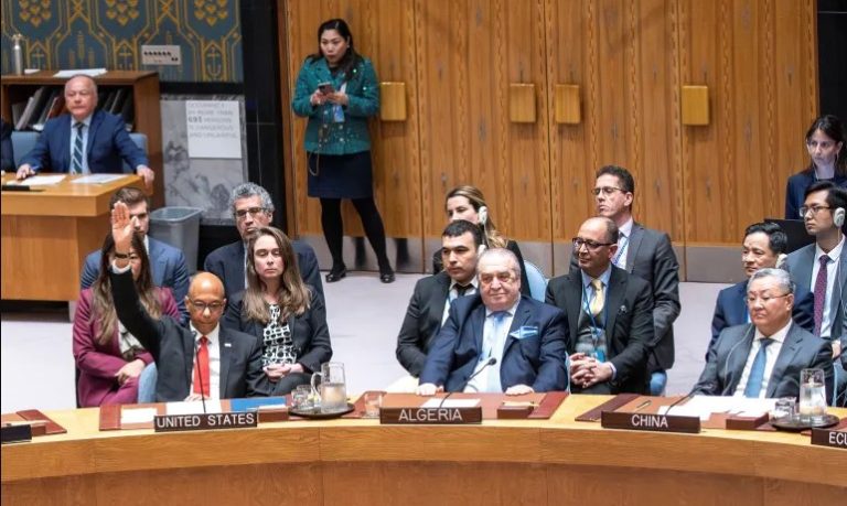 Estados Unidos ha vetado la resolución de la membresía plena de Palestina en las Naciones Unidas