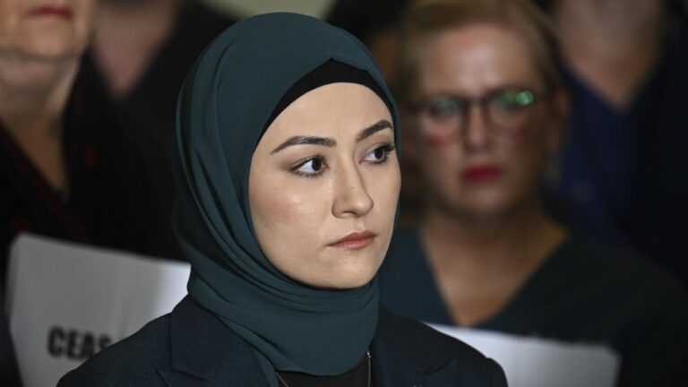 Protesta por la masacre en Gaza; La senadora Fatima Payman del Partido Laborista renuncia