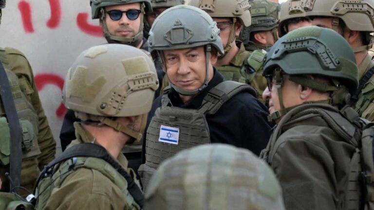 El primer ministro de Israel visita la ciudad de Rafah en el sur de Gaza