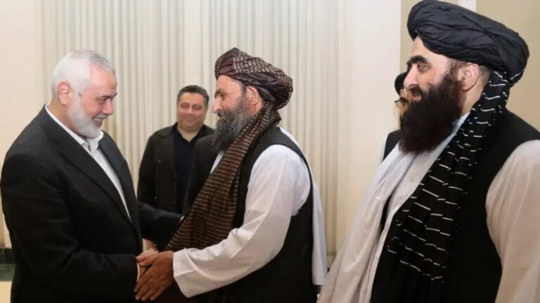 ¿Cuán cercanos están el régimen talibán y Hamas? talibán y Hamas