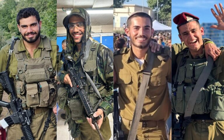 Muerte de cuatro soldados israelíes en el norte de Gaza