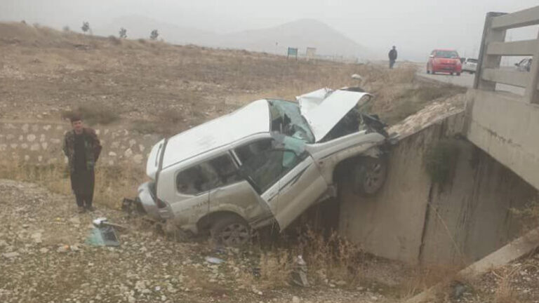 Accidente de tráfico en la carretera Samangan-Balkh deja cinco víctimas entre muertos y heridos