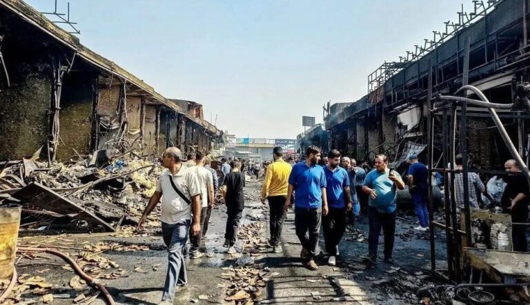 Ciudadanos iraníes incendiaron las habitaciones de trabajadores afganos