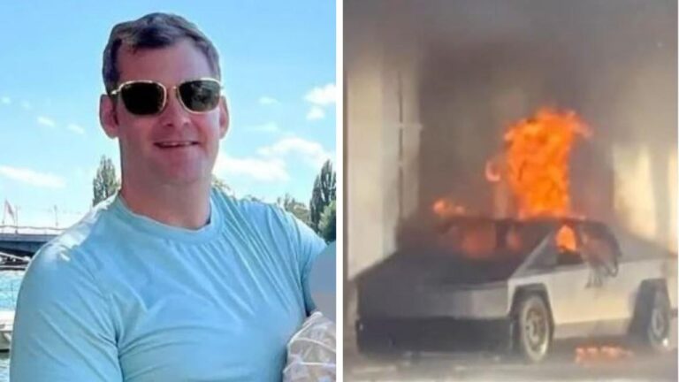 El soldado estadounidense que se suicidó al hacer explotar un Tesla sufría de trastornos mentales tras la guerra en Afganistán