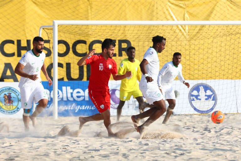 Copa Asiática de Fútbol Playa: Afganistán perdió ante Emiratos Árabes Unidos فوتبال ساحلی