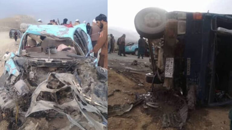 Aumento de accidentes de tráfico; cuatro personas mueren en Ghazni y Maidan Wardak