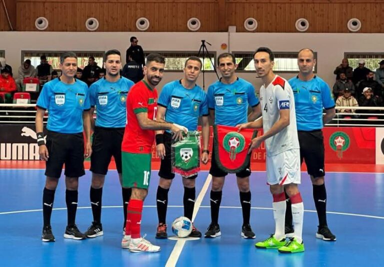 La selección de fútbol sala de Afganistán cayó ante Marruecos en un partido amistoso fútbol sala de Afganistán