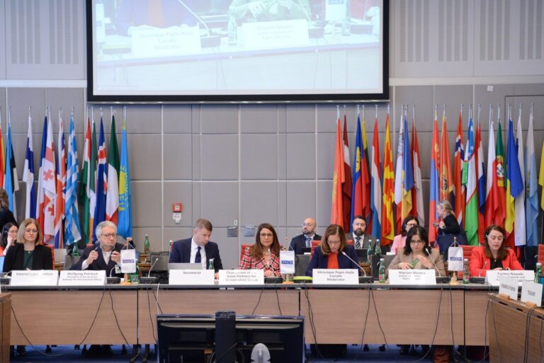 Celebración de una reunión especial sobre las mujeres afganas en la sede de la Organización para la Seguridad y la Cooperación en Europa (OSCE)