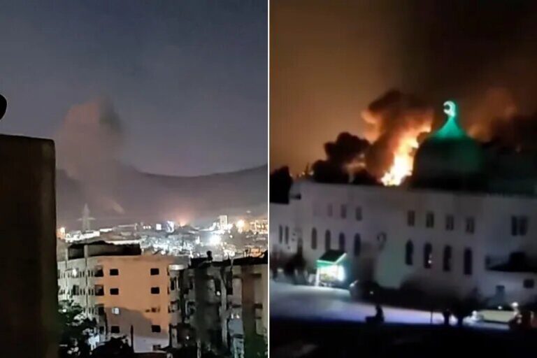 Nuevos ataques aéreos de Israel contra Siria; se escucharon explosiones en Damasco