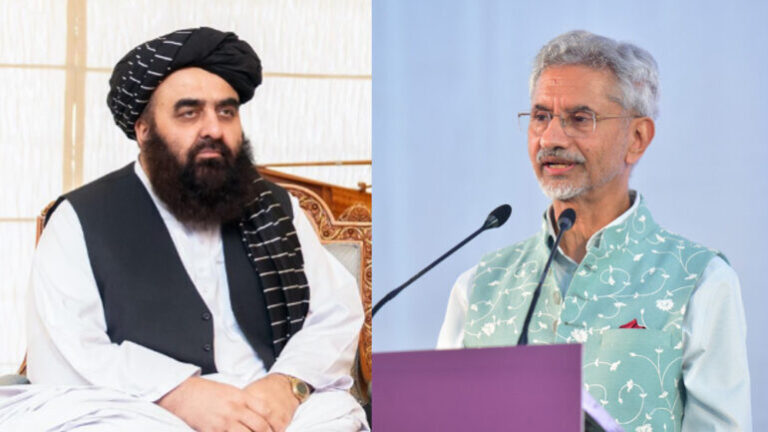Primera llamada telefónica del Ministro de Asuntos Exteriores de la India con el Ministro de Asuntos Exteriores de los Talibanes