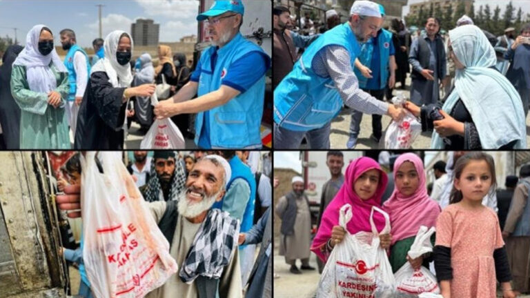Distribución de carne de sacrificio para más de 200 necesitados en Afganistán
