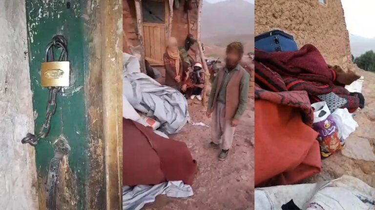 Desplazamiento forzado de los hazaras: Los talibanes obligaron a los habitantes a ceder sus casas y tierras a los kuchis